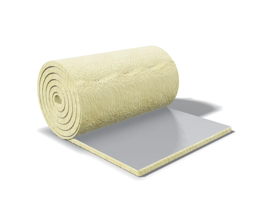 Glass Wool Roll & Blanket — Thermal + acoustic