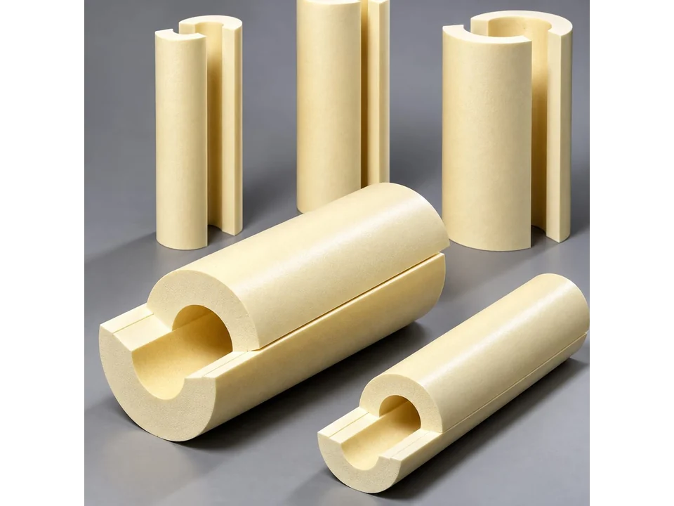 PUF Pipe Section & Board — Polyurethane foam, to −180°C